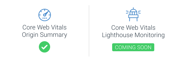 Core Web Vitals Origin Summary is available in ContentKing right now, and Core Web Vitals Lighthouse Monitoring is coming soon