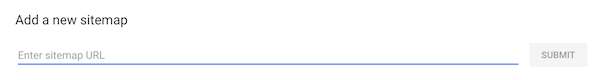 Submitting a sitemap to Google Search Console