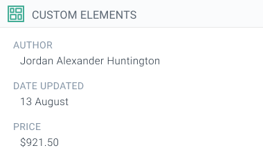 Capture any custom element with ContentKing's Custom Element Extraction feature.