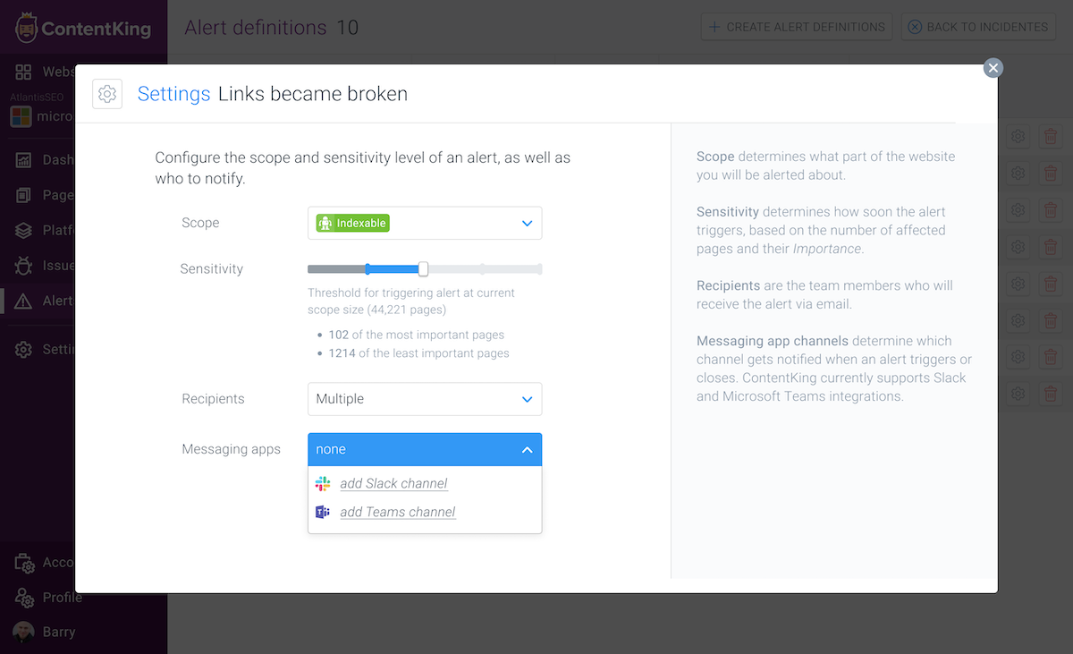 Microsoft Teams Push Conductor site Monitoring alerts to Microsoft