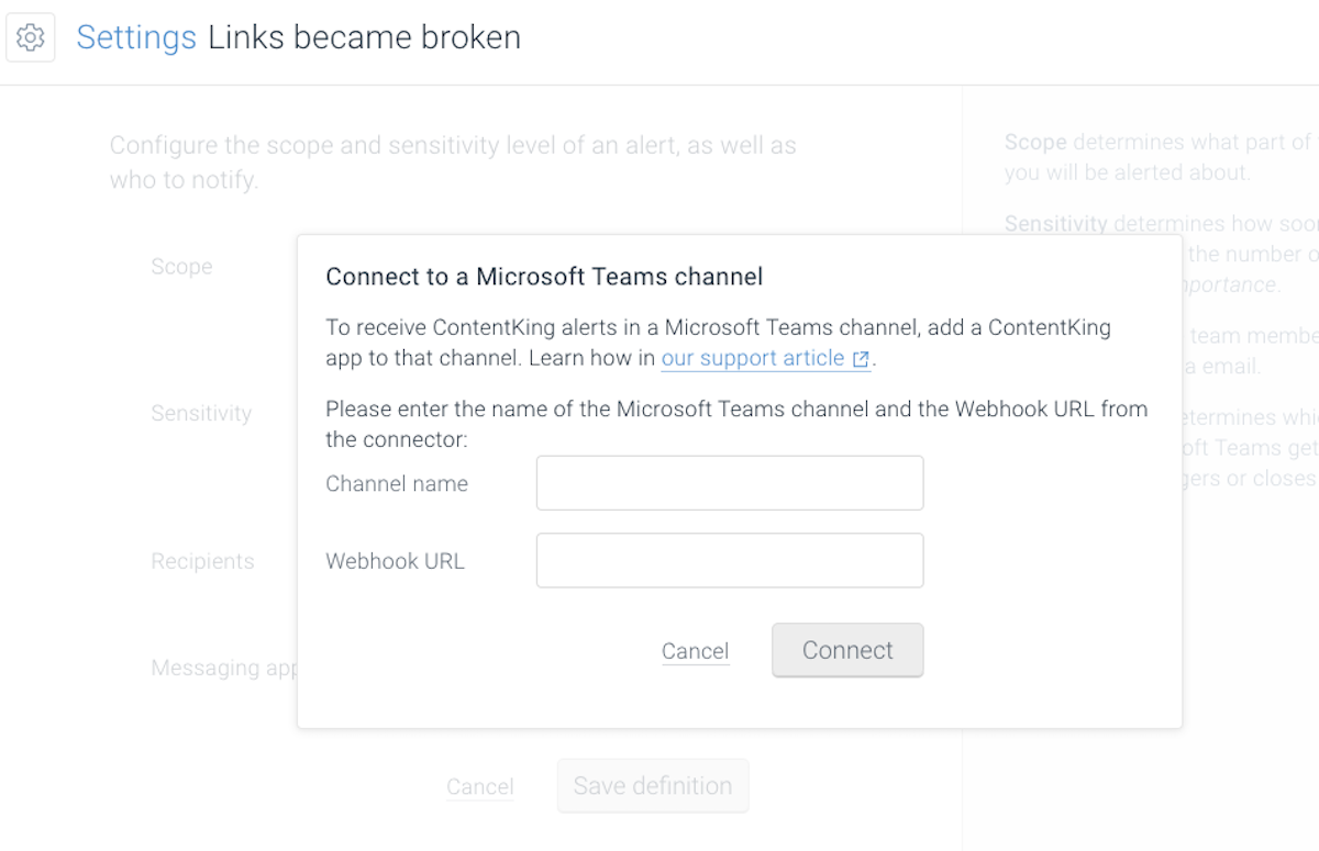 Microsoft Teams Push Conductor site Monitoring alerts to Microsoft