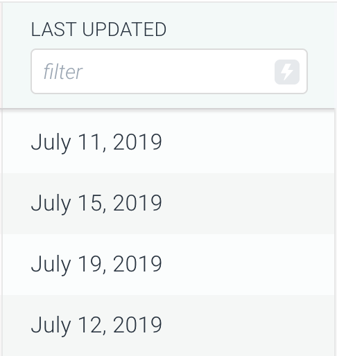 Column with a custom element Last updated on Pages in ContentKing Screenshot of a columns with a custom element Last updated on Pages in ContentKing