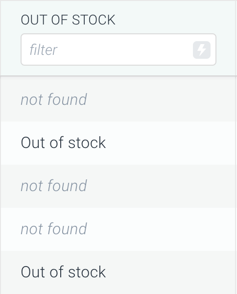 Column with a custom element Out of stock on Pages in ContentKing Screenshot of a columns with a custom element Out of stock on Pages in ContentKing