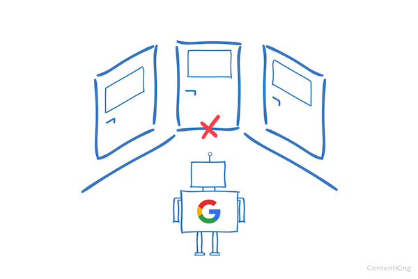 Googlebot cannot ender the door to your website