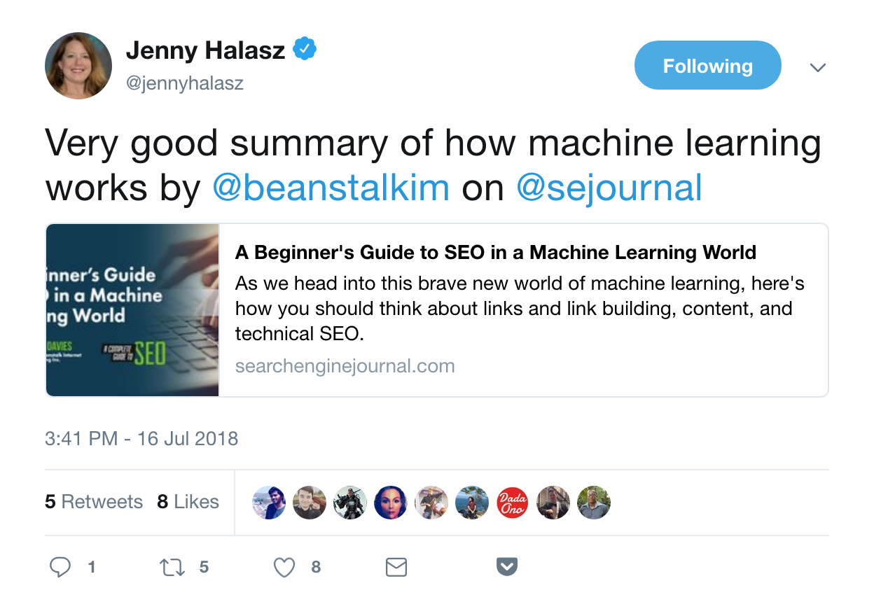 Twitter Card Summary Card example Twitter Card Summary Card example