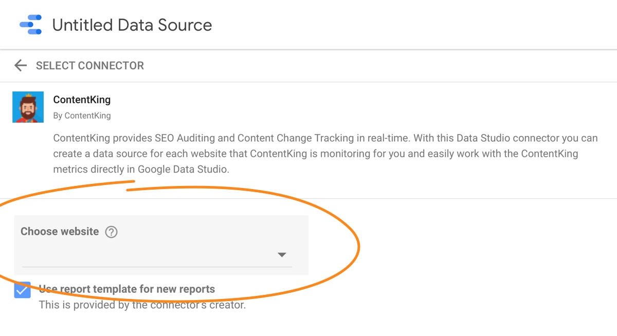 Setting up the Google Data Studio integration -- Step 4 Setting up the Google Data Studio integration -- Step 4