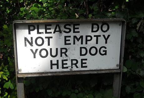 A sign with a poor translation A sign with a poor translation
